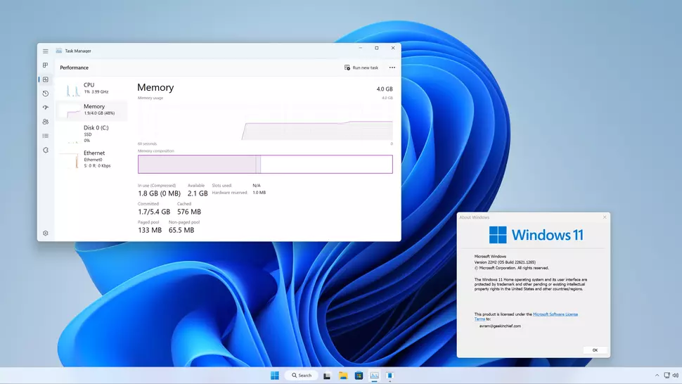 Windows 11 Lite Screenshot